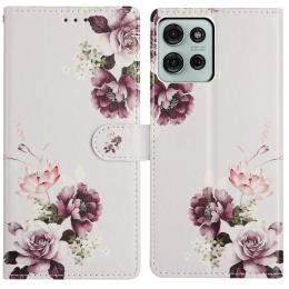  Motorola Moto G86 5G Fodral Med Tryck Rosor - Teknikhallen.se