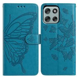  Motorola Moto G56 5G Fodral Fjäril Tryck Blå - Teknikhallen.se