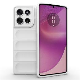  Motorola Moto G86 5G Skal Magic Shield Vit - Teknikhallen.se