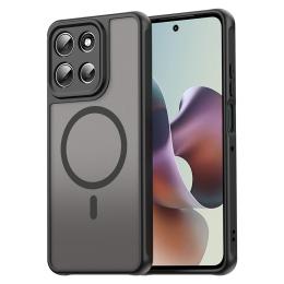  Motorola Moto G56 5G Skal MagSafe Hybrid Svart - Teknikhallen.se