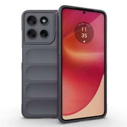  Motorola Moto G56 5G Skal Magic Shield Grå - Teknikhallen.se