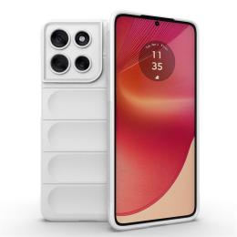  Motorola Moto G56 5G Skal Magic Shield Vit - Teknikhallen.se