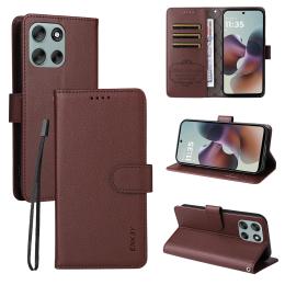 ENKAY ENKAY Motorola Moto G86 Power/G86 5G Fodral RFID Brun - Teknikhallen.se