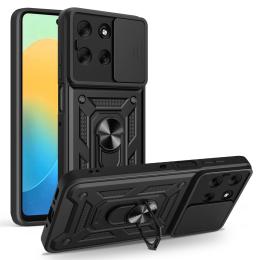  Motorola Moto G56 5G Skal CamShield Ring Svart - Teknikhallen.se