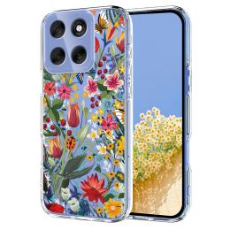  Motorola Moto G86 5G Skal Med Tryck Blommor - Teknikhallen.se