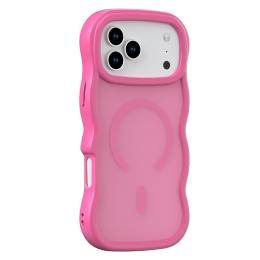  iPhone 17 Pro Skal MagSafe Wavy Matt Rosa - Teknikhallen.se