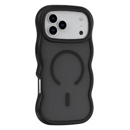  iPhone 17 Pro Skal MagSafe Wavy Matt Svart - Teknikhallen.se