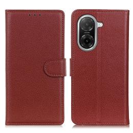  Xiaomi Redmi A5 Fodral Litchi Läder Brun - Teknikhallen.se