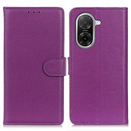  Xiaomi Redmi A5 Fodral Litchi Läder Lila - Teknikhallen.se