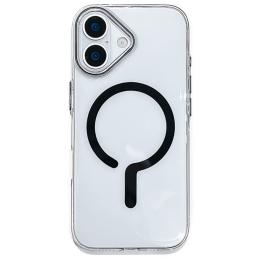  iPhone 17 Skal MagSafe Transparent / Svart - Teknikhallen.se