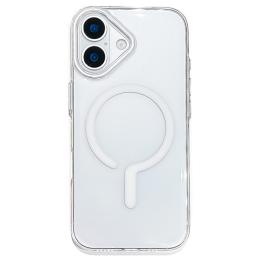  iPhone 17 Skal MagSafe Transparent / Vit - Teknikhallen.se