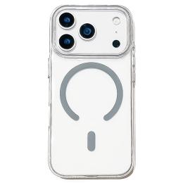  iPhone 17 Pro Skal MagSafe Transparent / Grå - Teknikhallen.se