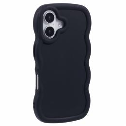  iPhone 17 Mobilskal Wavy Svart - Teknikhallen.se