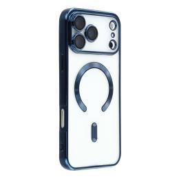 iPhone 17 Pro Skal MagSafe Electroplated TPU Blå - Teknikhallen.se