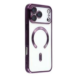  iPhone 17 Pro Skal MagSafe Electroplated TPU Lila - Teknikhallen.se