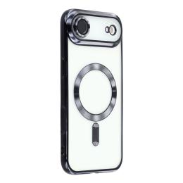  iPhone 17 Air Skal MagSafe Electroplated TPU Svart - Teknikhallen.se