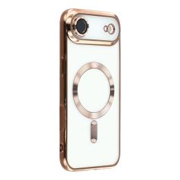  iPhone 17 Air Skal MagSafe Electroplated TPU Roséguld - Teknikhallen.se