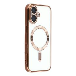  iPhone 17 Skal MagSafe Electroplated TPU Roséguld - Teknikhallen.se