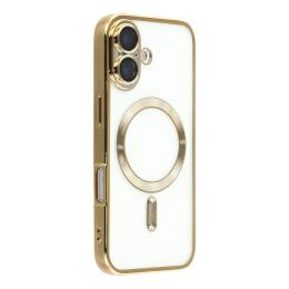  iPhone 17 Skal MagSafe Electroplated TPU Guld - Teknikhallen.se