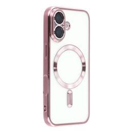  iPhone 17 Skal MagSafe Electroplated TPU Rosa - Teknikhallen.se