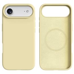  iPhone 17 Air Skal MagSafe Liquid Silikon Gul - Teknikhallen.se