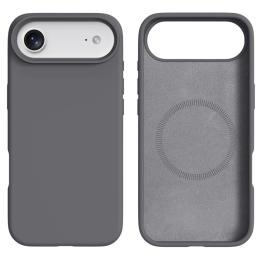  iPhone 17 Air Skal MagSafe Liquid Silikon Grå - Teknikhallen.se