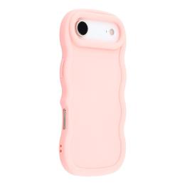  iPhone 17 Air Mobilskal Wavy Ljus Rosa - Teknikhallen.se
