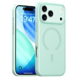  iPhone 17 Pro Skal MagSafe Skin Feel Frosted Grön - Teknikhallen.se