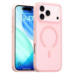  iPhone 17 Pro Skal MagSafe Skin Feel Frosted Rosa - Teknikhallen.se