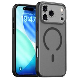  iPhone 17 Pro Skal MagSafe Skin Feel Frosted Svart - Teknikhallen.se