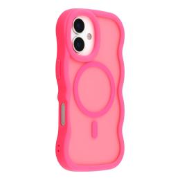  iPhone 17 Skal MagSafe Wavy Matt Rosa - Teknikhallen.se