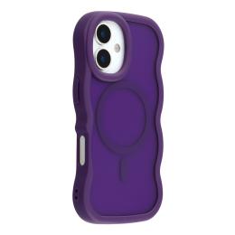  iPhone 17 Skal MagSafe Wavy Matt Lila - Teknikhallen.se