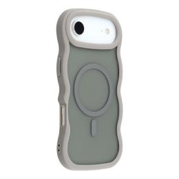  iPhone 17 Air Skal MagSafe Wavy Matt Grå - Teknikhallen.se