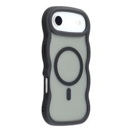  iPhone 17 Air Skal MagSafe Wavy Matt Svart - Teknikhallen.se