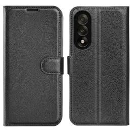  OnePlus Nord 5 5G Fodral Litchi Läder Svart - Teknikhallen.se