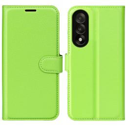  OnePlus Nord 5 5G Fodral Litchi Läder Grön - Teknikhallen.se