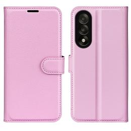  OnePlus Nord 5 5G Fodral Litchi Läder Ljus Rosa - Teknikhallen.se