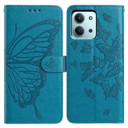  Xiaomi Redmi 15C Fodral Fjäril Tryck Blå - Teknikhallen.se
