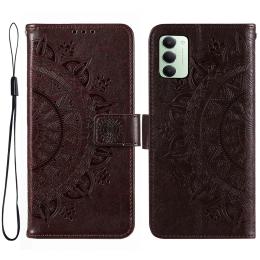  Xiaomi Redmi 15 Fodral Mandala Läder Brun - Teknikhallen.se