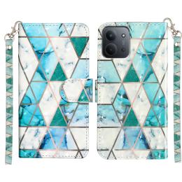  Xiaomi Redmi 15C Fodral Med Tryck Grön Marmor - Teknikhallen.se