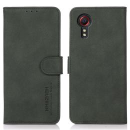 KHAZNEH KHAZNEH Samsung Galaxy Xcover 7 Fodral Läder Grön - Teknikhallen.se