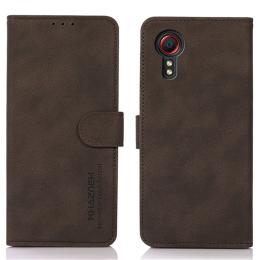 KHAZNEH KHAZNEH Samsung Galaxy Xcover 7 Fodral Läder Brun - Teknikhallen.se