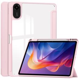  Xiaomi Redmi Pad 2 Fodral Tri-Fold Hybrid Rosa - Teknikhallen.se