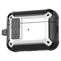  AirPods Pro 3 Skal Shockproof Hybrid Armor Vit - Teknikhallen.se