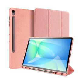 DUX DUCIS DUX DUCIS Galaxy Tab S10 FE Plus Fodral DOMO Tri-Fold Rosa - Teknikhallen.se