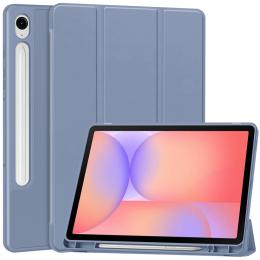  Samsung Galaxy Tab S10 Lite Fodral Tri-Fold Pennhållare Lila - Teknikhallen.se