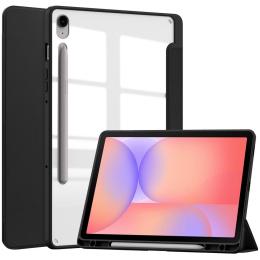  Samsung Galaxy Tab S10 Lite Fodral Tri-Fold Hybrid Svart - Teknikhallen.se