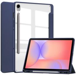  Samsung Galaxy Tab S10 Lite Fodral Tri-Fold Hybrid Mörk Blå - Teknikhallen.se