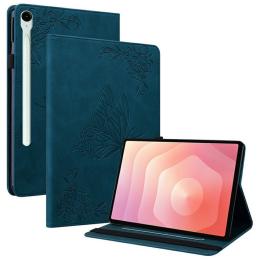  Samsung Galaxy Tab S11 Fodral Butterfly Flower Blå - Teknikhallen.se