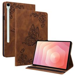  Samsung Galaxy Tab S11 Fodral Butterfly Flower Brun - Teknikhallen.se